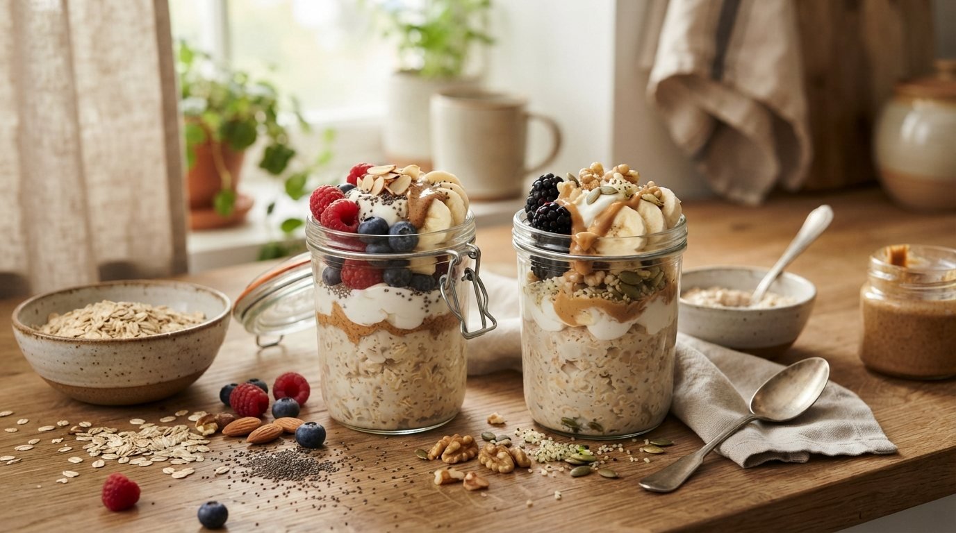 Food illustration for High-Protein Snacks for Travel That Are Easy to Pack