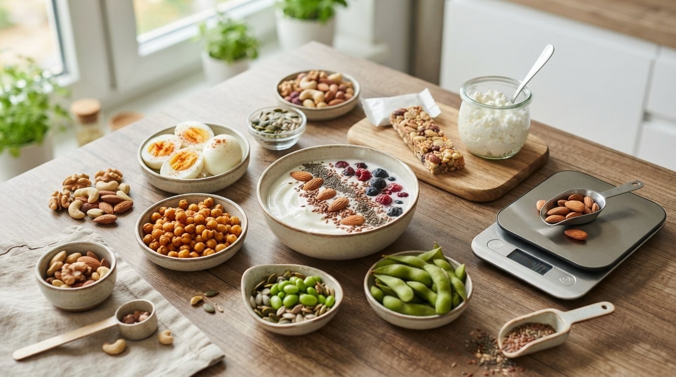 Food illustration for Easy Homemade Protein Bars Without Baking