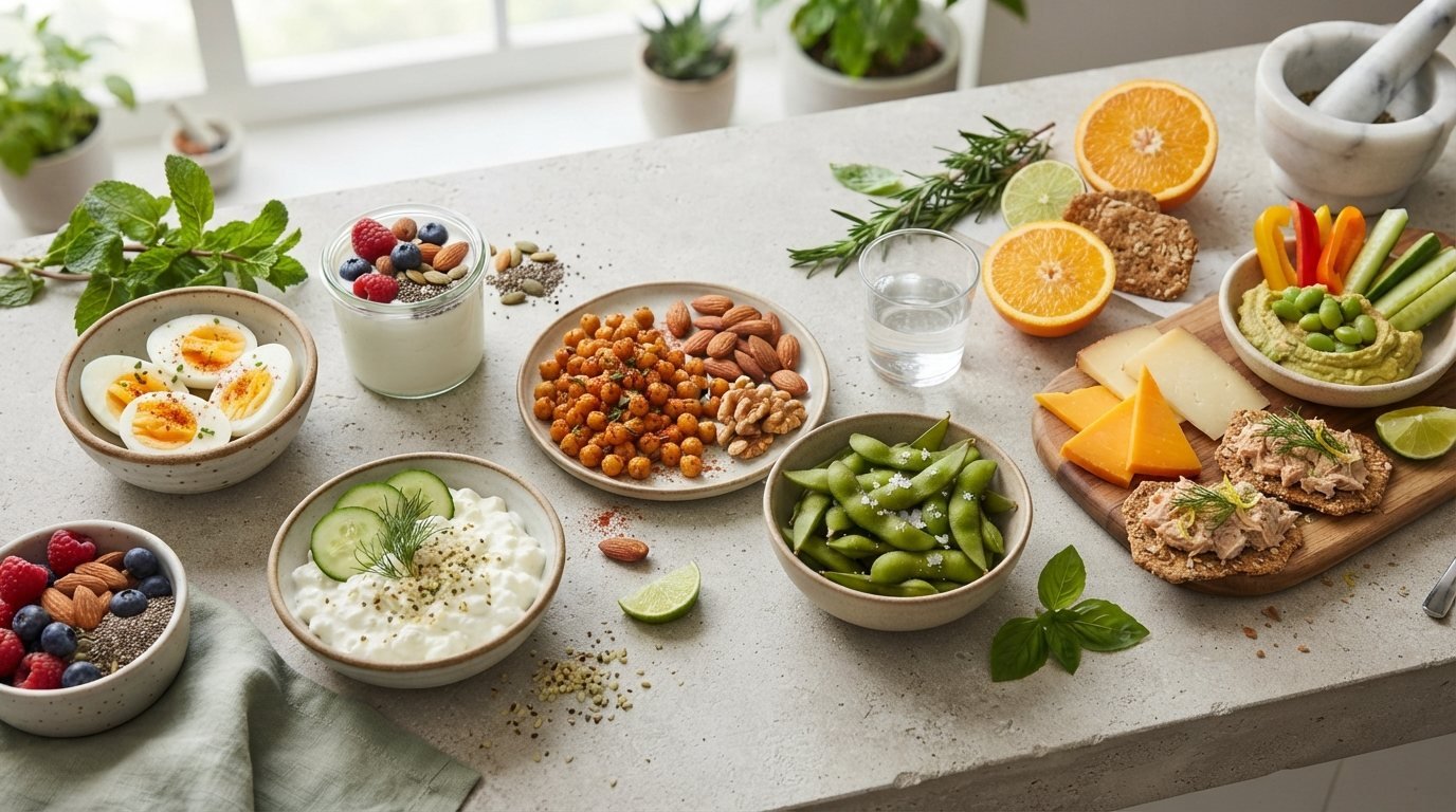 Food illustration for Common Ingredients in Protein Snacks and What They Do