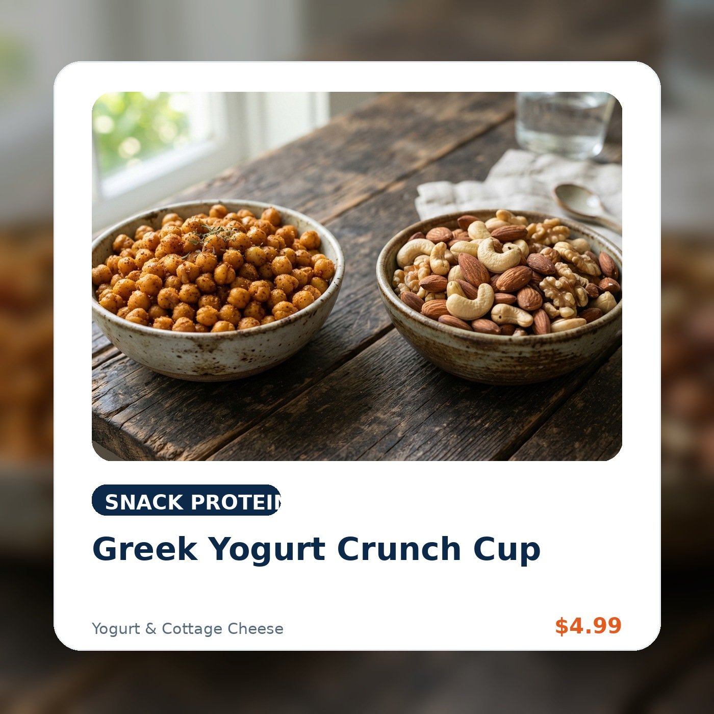 Greek Yogurt Crunch Cup product concept image