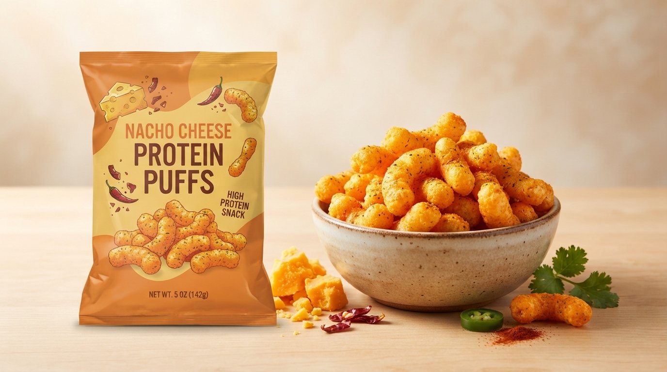 Product image for Nacho Cheese Protein Puffs