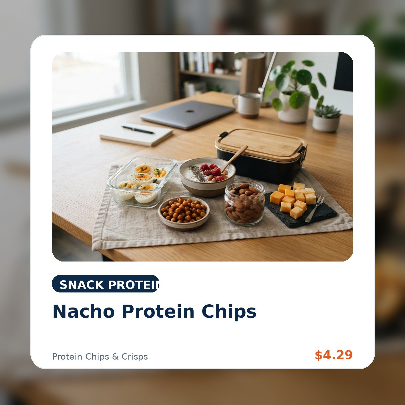 Nacho Protein Chips product concept image