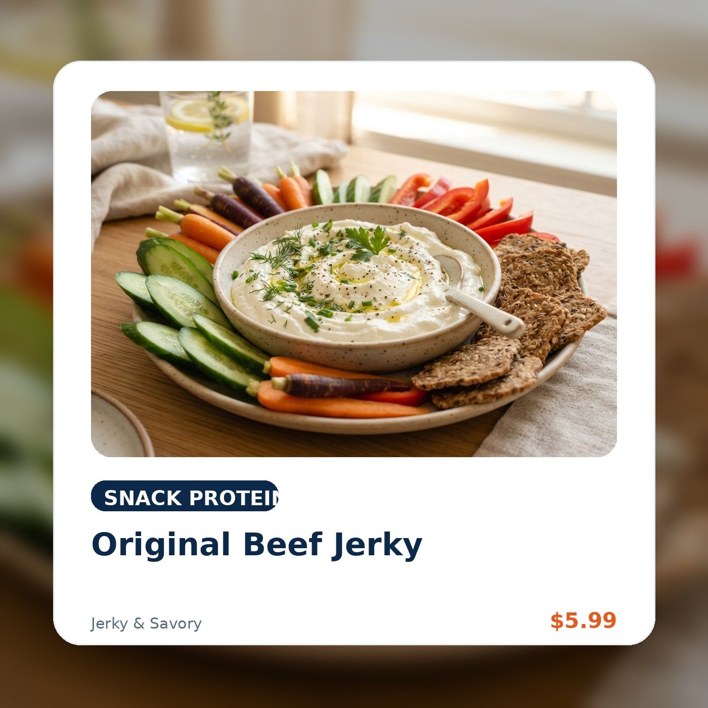 Original Beef Jerky product concept image