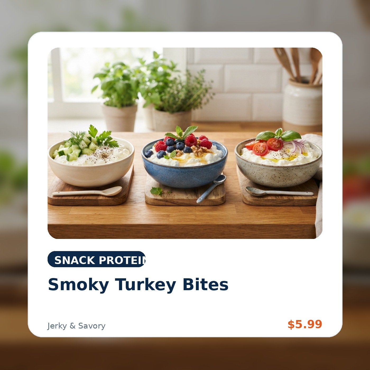 Smoky Turkey Bites product concept image