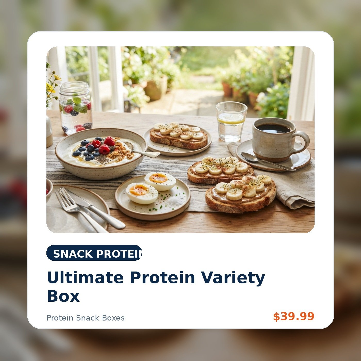 Ultimate Protein Variety Box product concept image