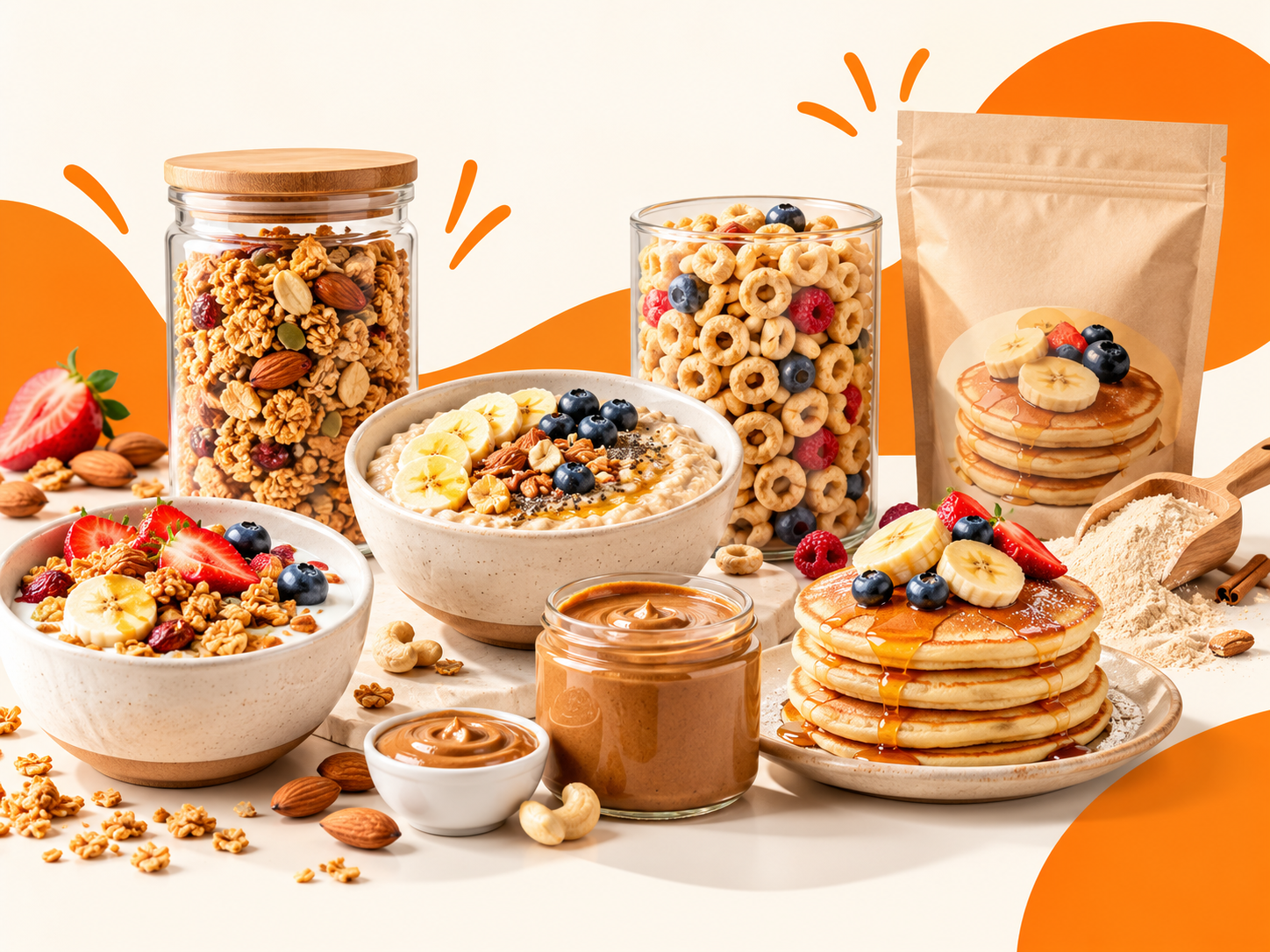 Illustration for Breakfast & Snack Foods