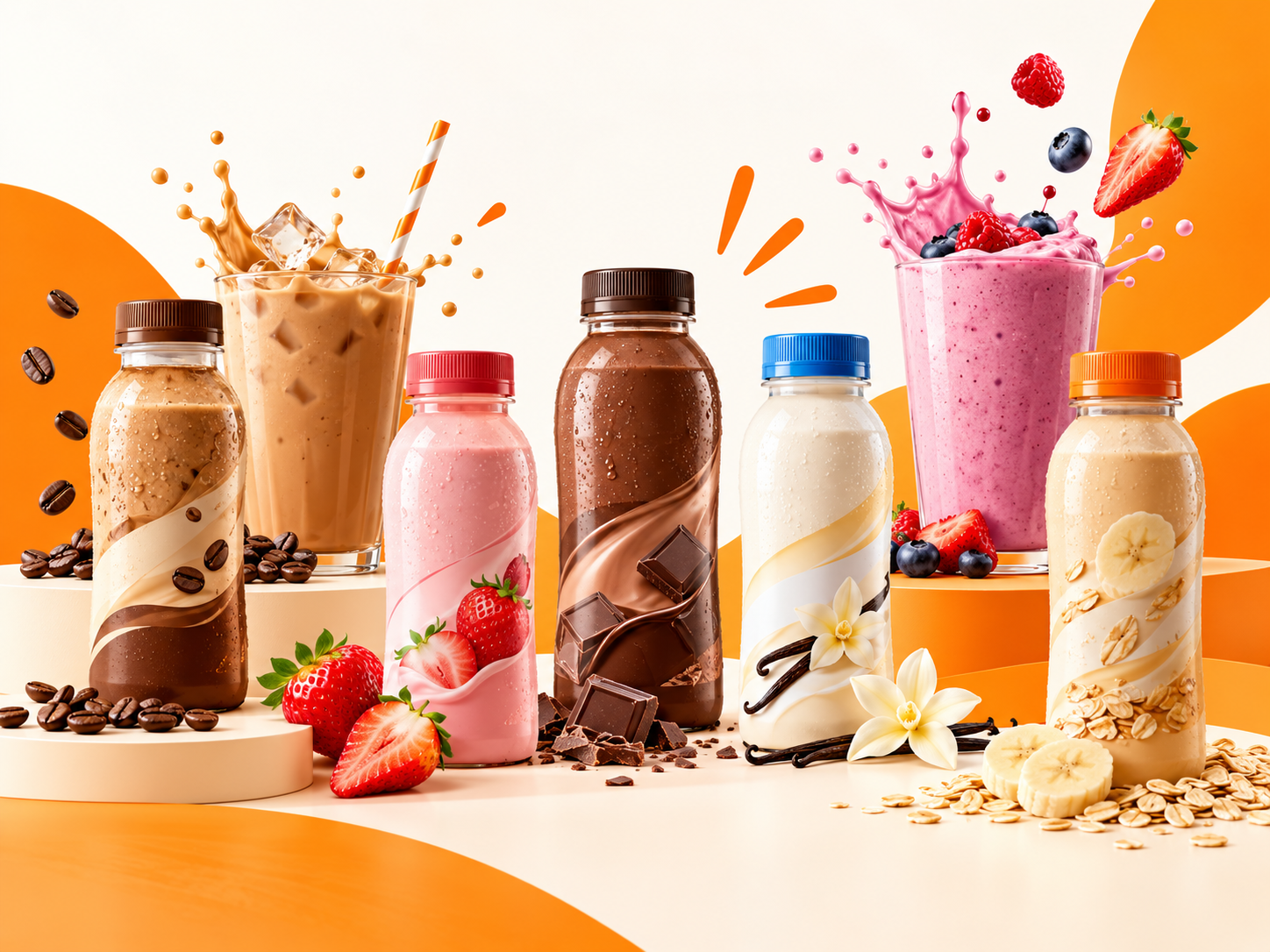 Illustration for Protein Drinks & Shakes